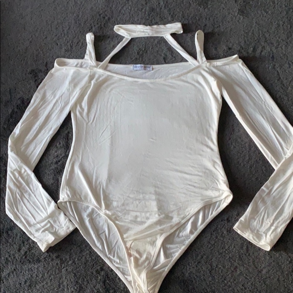 Fashion Nova White/Cream Bodysuit